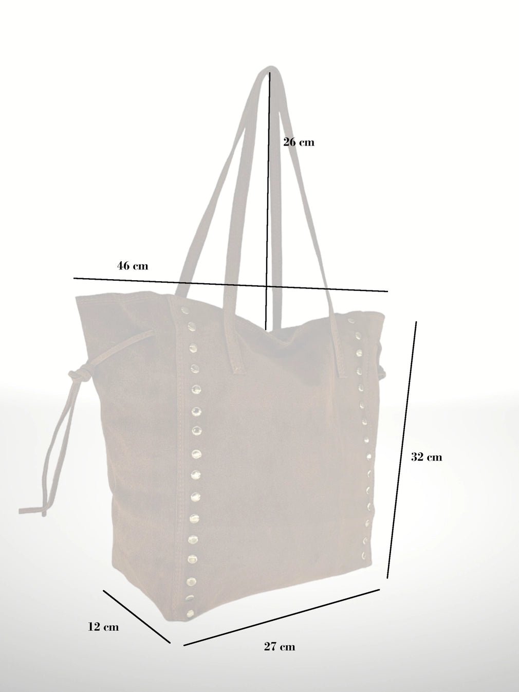 Rimiano Suede Tote BagHandbagsPosh Boutique