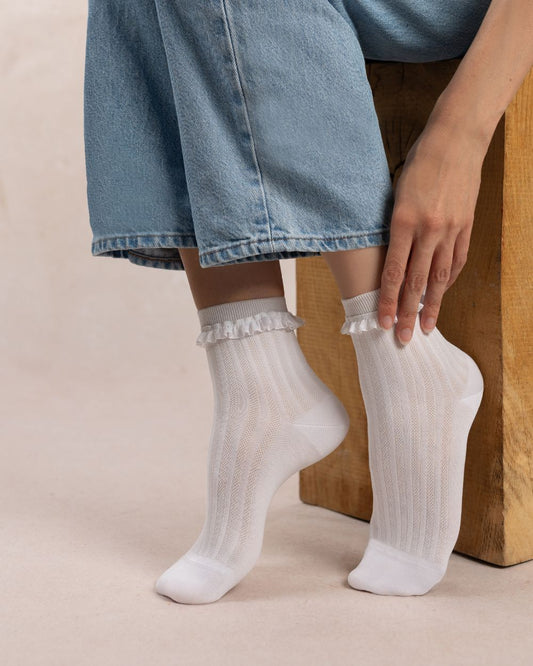 Ruffled Ankle SocksPosh Boutique
