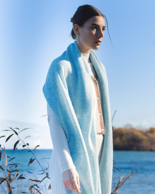 Seafoam Cashmere WrapScarvesPosh Boutique