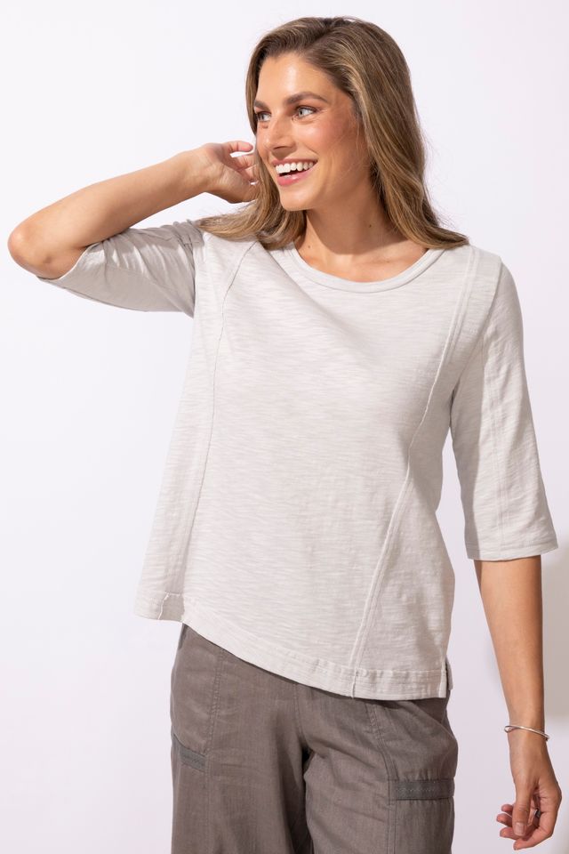 Seamed Elbow TeeTopsPosh Boutique
