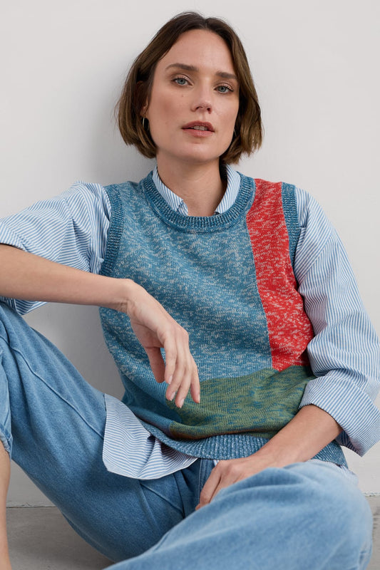 SeaSalt Morgana Knit VestSweatersPosh Boutique