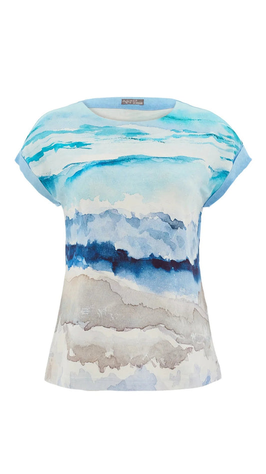 "Seascape" Rhinestone TopTopsPosh Boutique