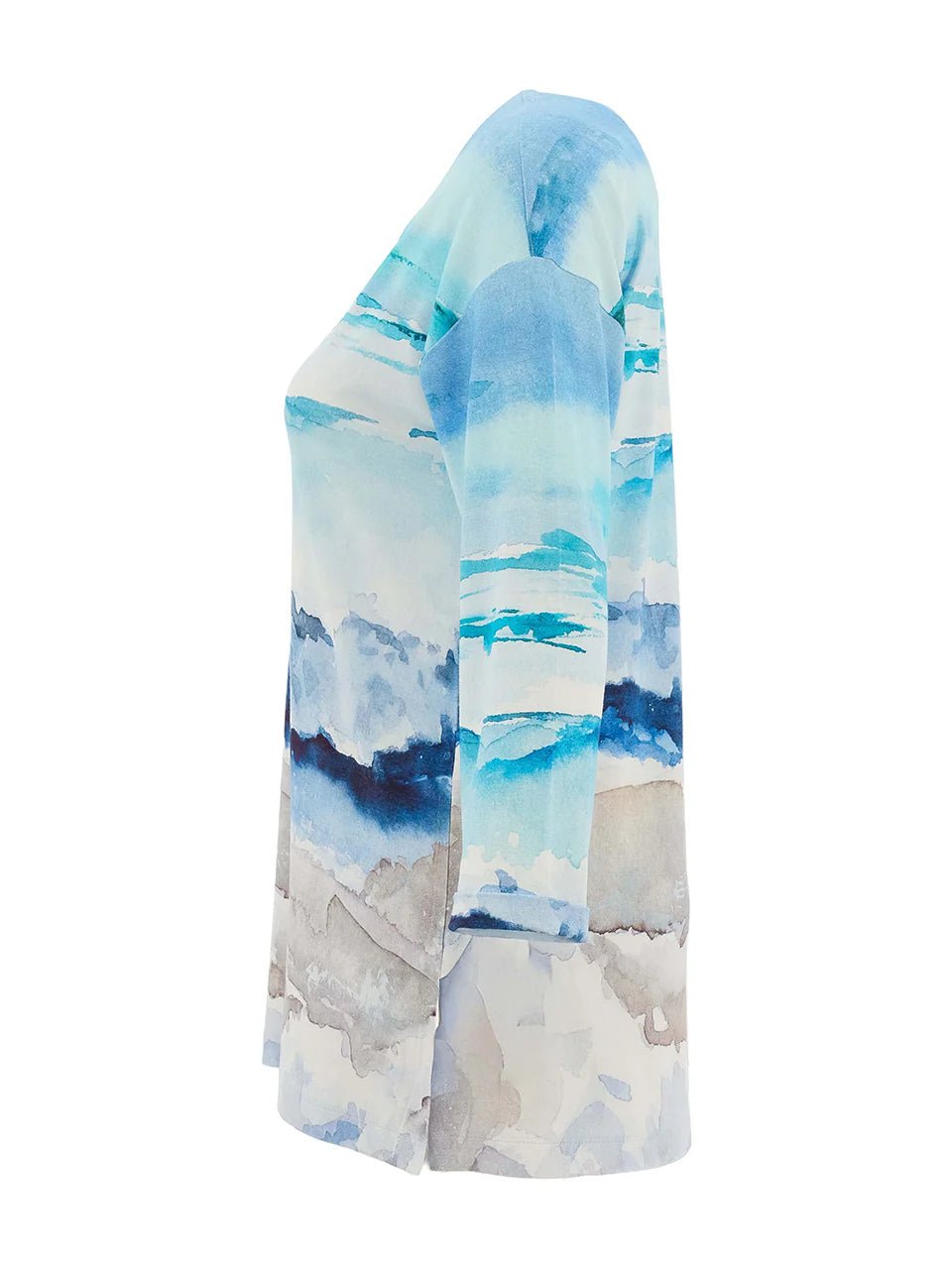 "Seascape" V - Neck TunicTopsPosh Boutique