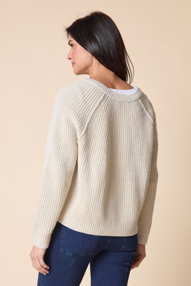 Shaker Stitch CardiganSweatersPosh Boutique