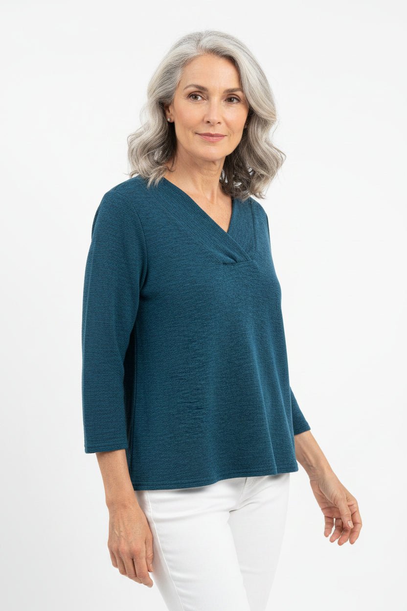 Shawl Collar TopPosh Boutique