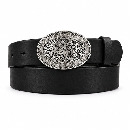 Silver Plate Buckle BeltBeltsPosh Boutique