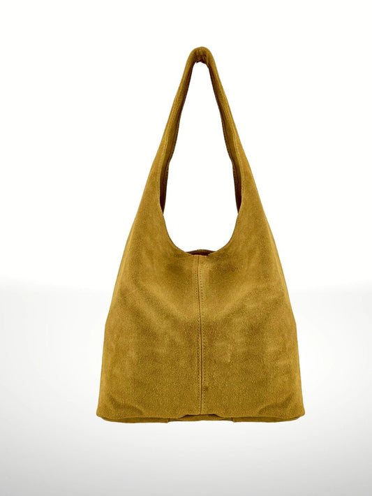 Silvia Suede Leather BagHandbagsPosh Boutique