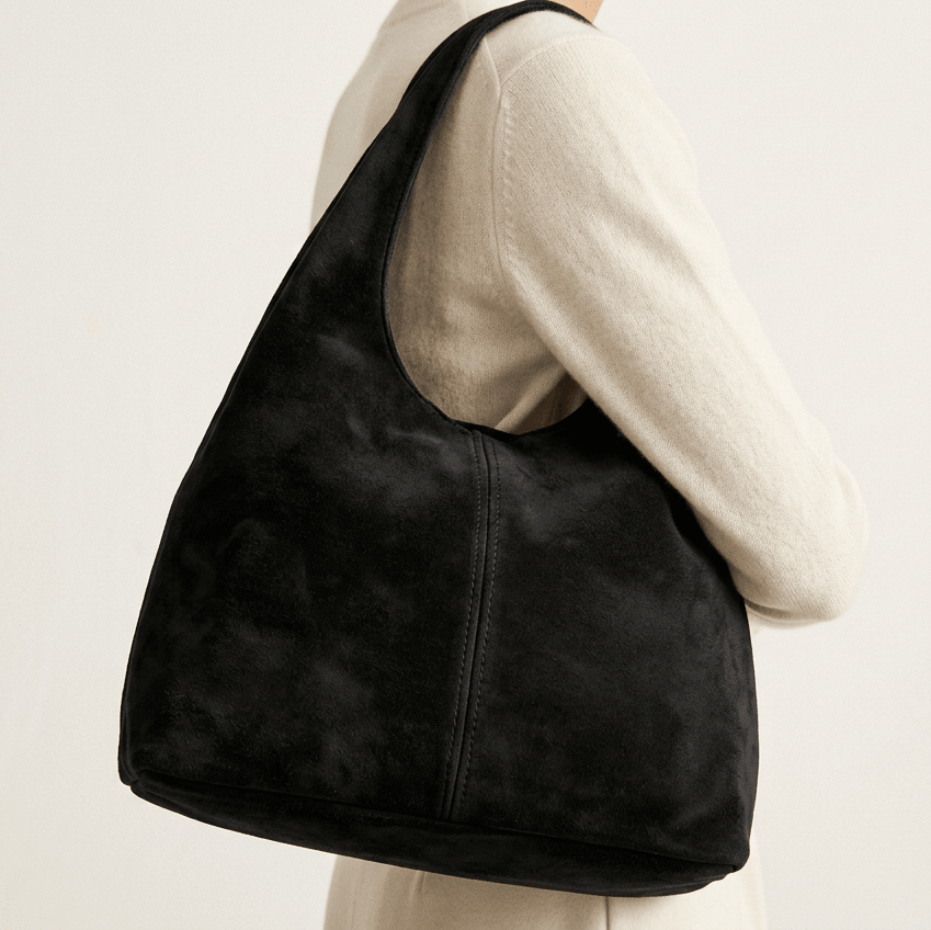 Silvia Suede Leather BagHandbagsPosh Boutique