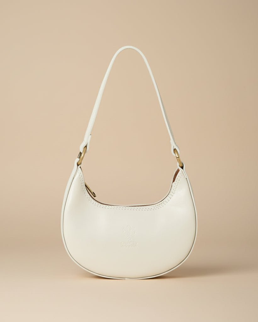Small Vanilla Crescent BagPosh Boutique