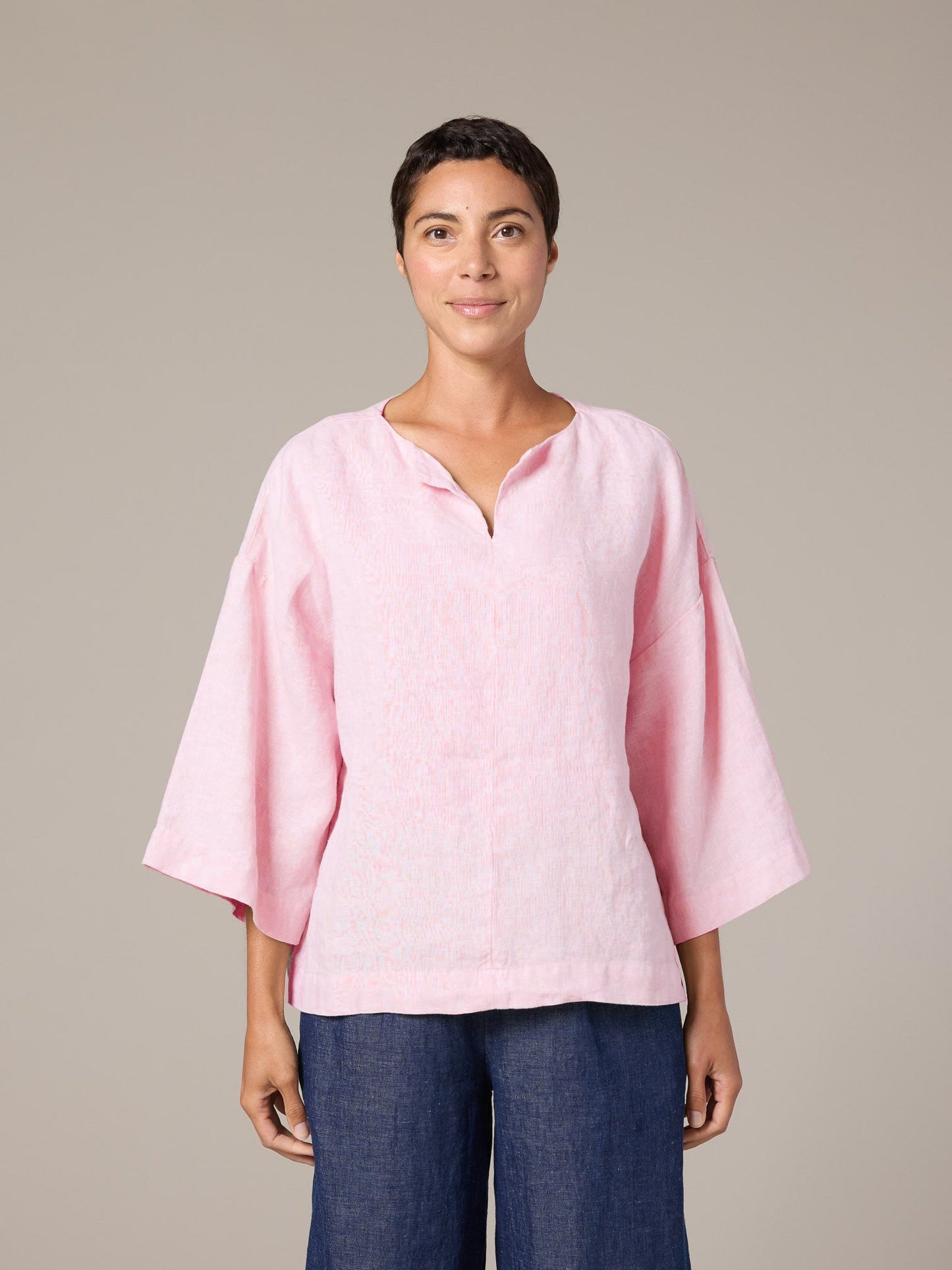 Split Neck TopTopsPosh Boutique