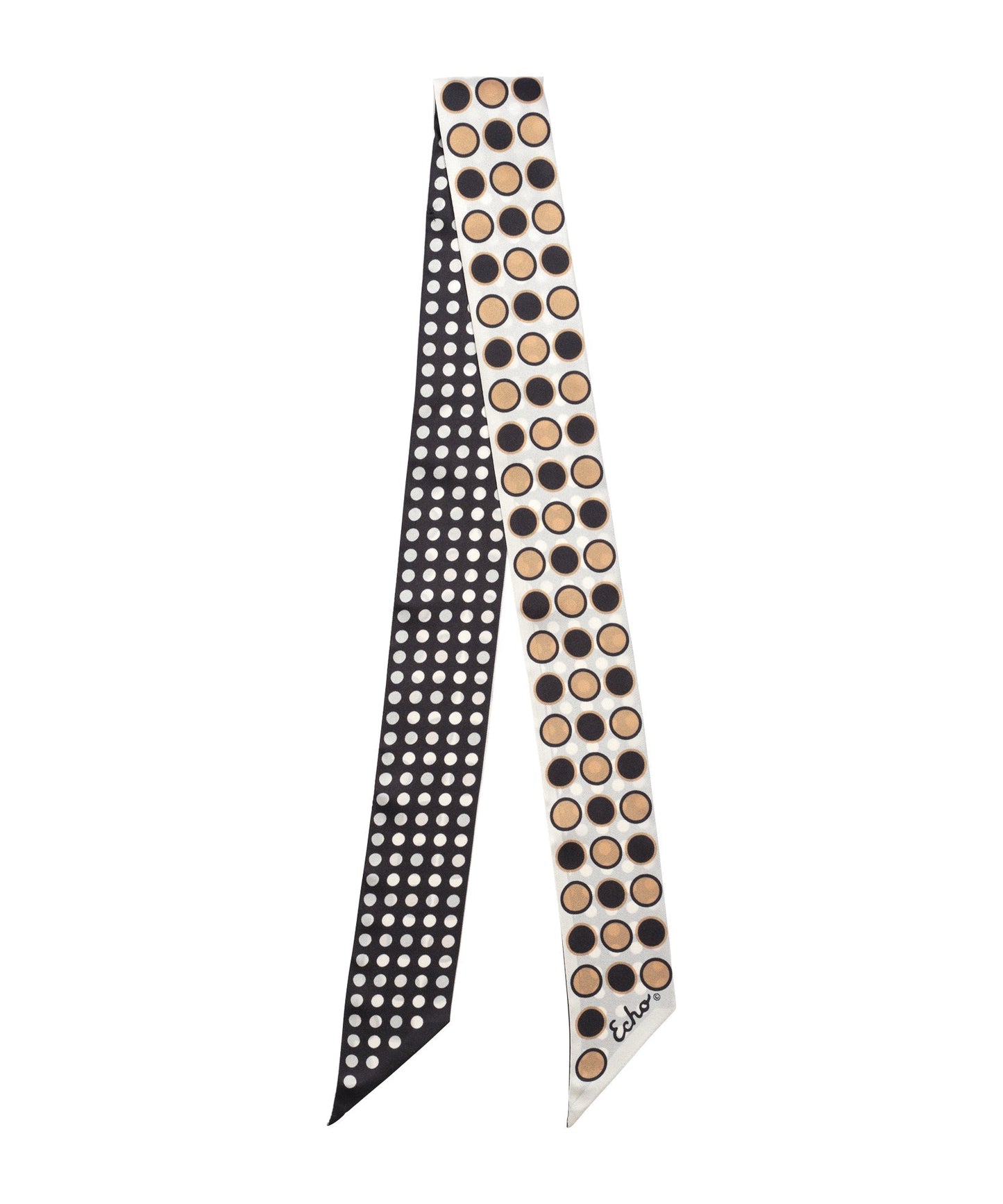 Spot And Dot Silk Ribbon ScarfPosh Boutique