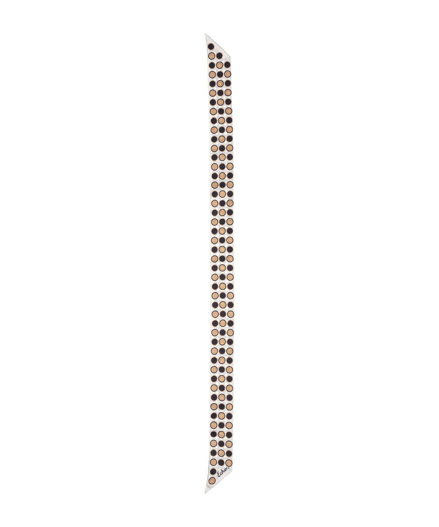 Spot And Dot Silk Ribbon ScarfPosh Boutique