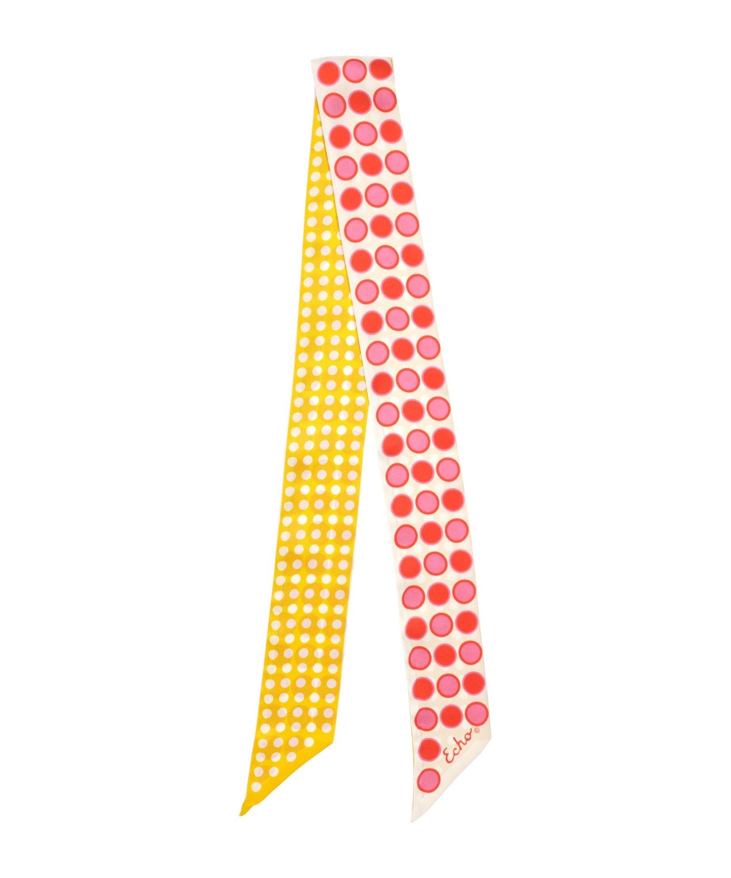 Spot And Dot Silk Ribbon ScarfPosh Boutique