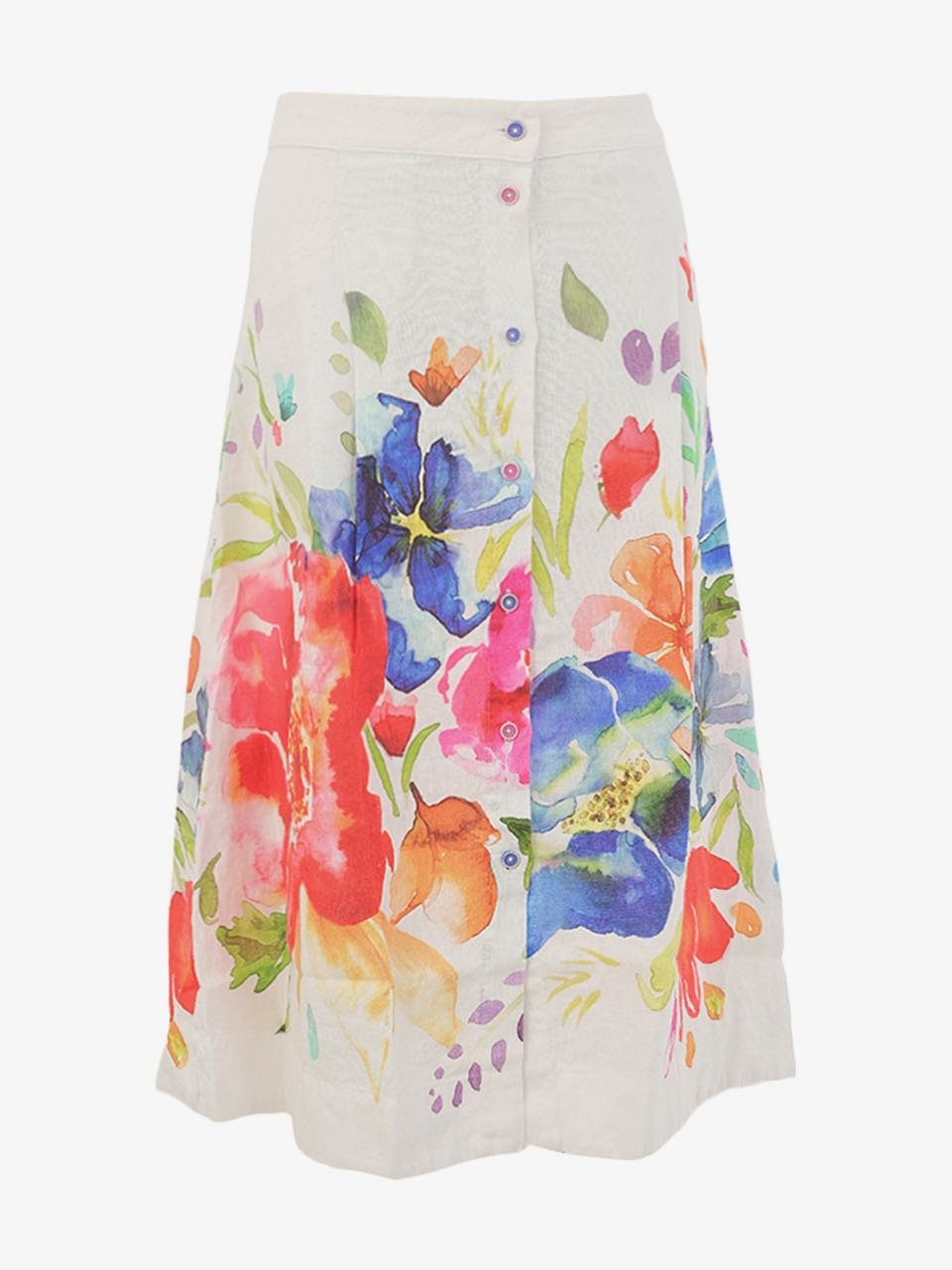 "Spring Delight" Linen SkirtSkirtsPosh Boutique