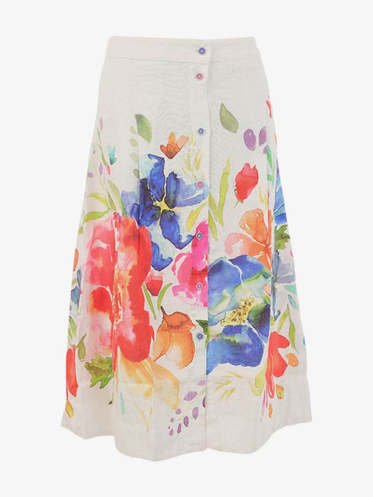 "Spring Delight" Linen SkirtSkirtsPosh Boutique
