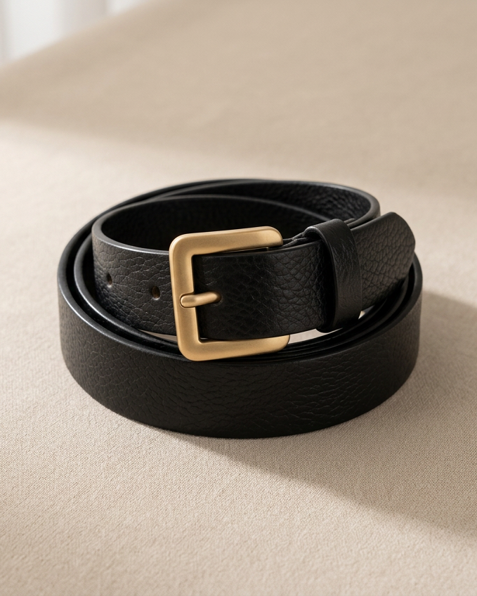 Square Matte Buckle BeltBeltsPosh Boutique