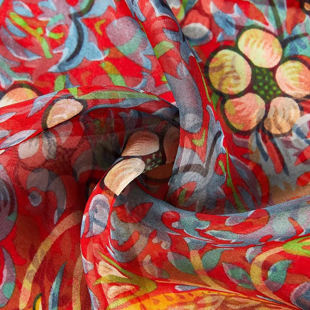 Strawberry Thief Silk ScarfScarvesPosh Boutique