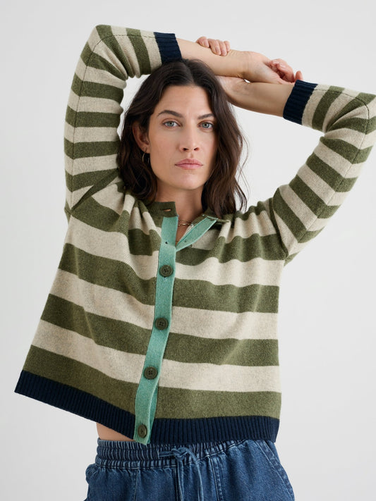 Striped CardiganSweatersPosh Boutique