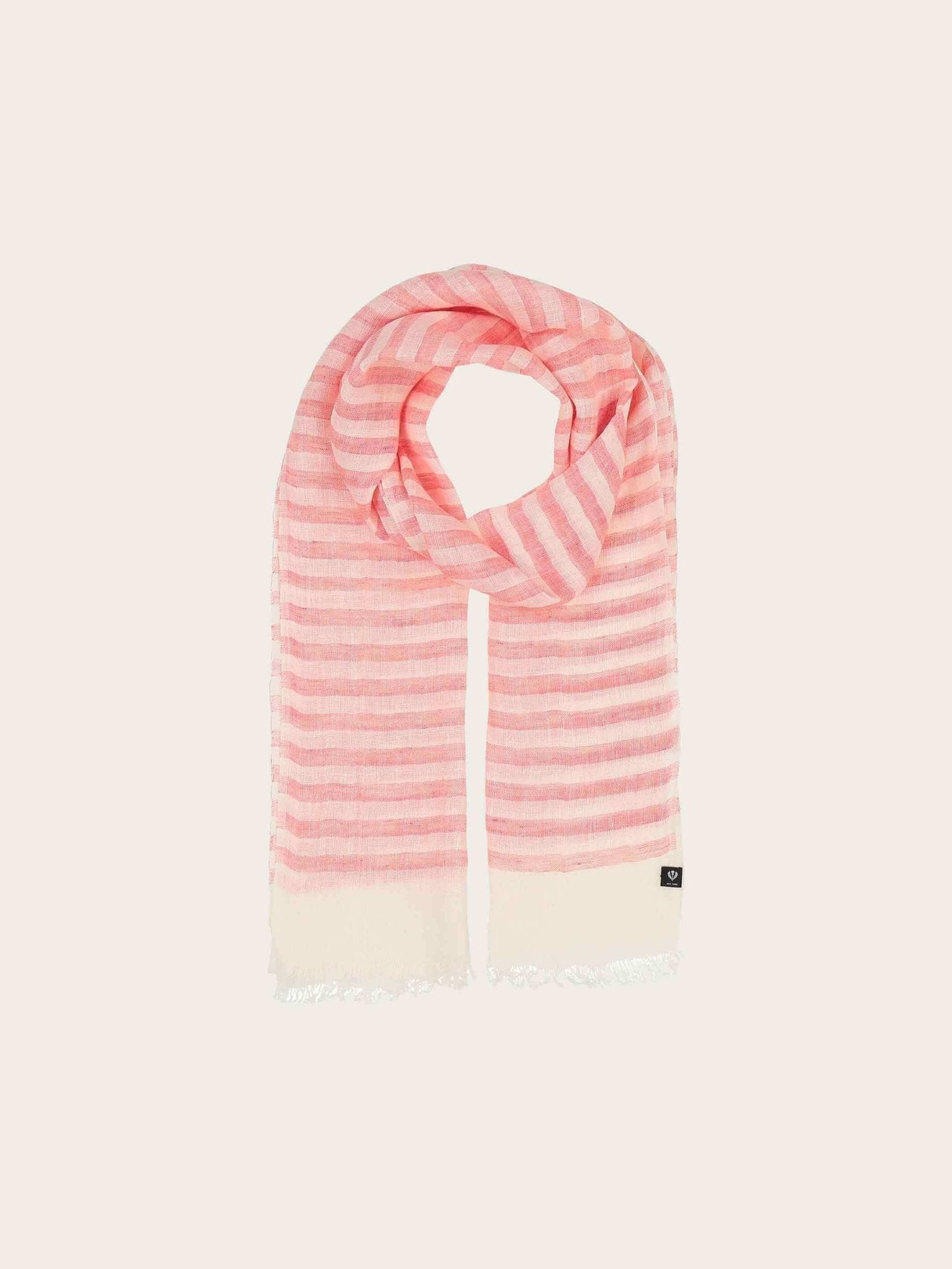 Striped Linen ScarfPosh Boutique