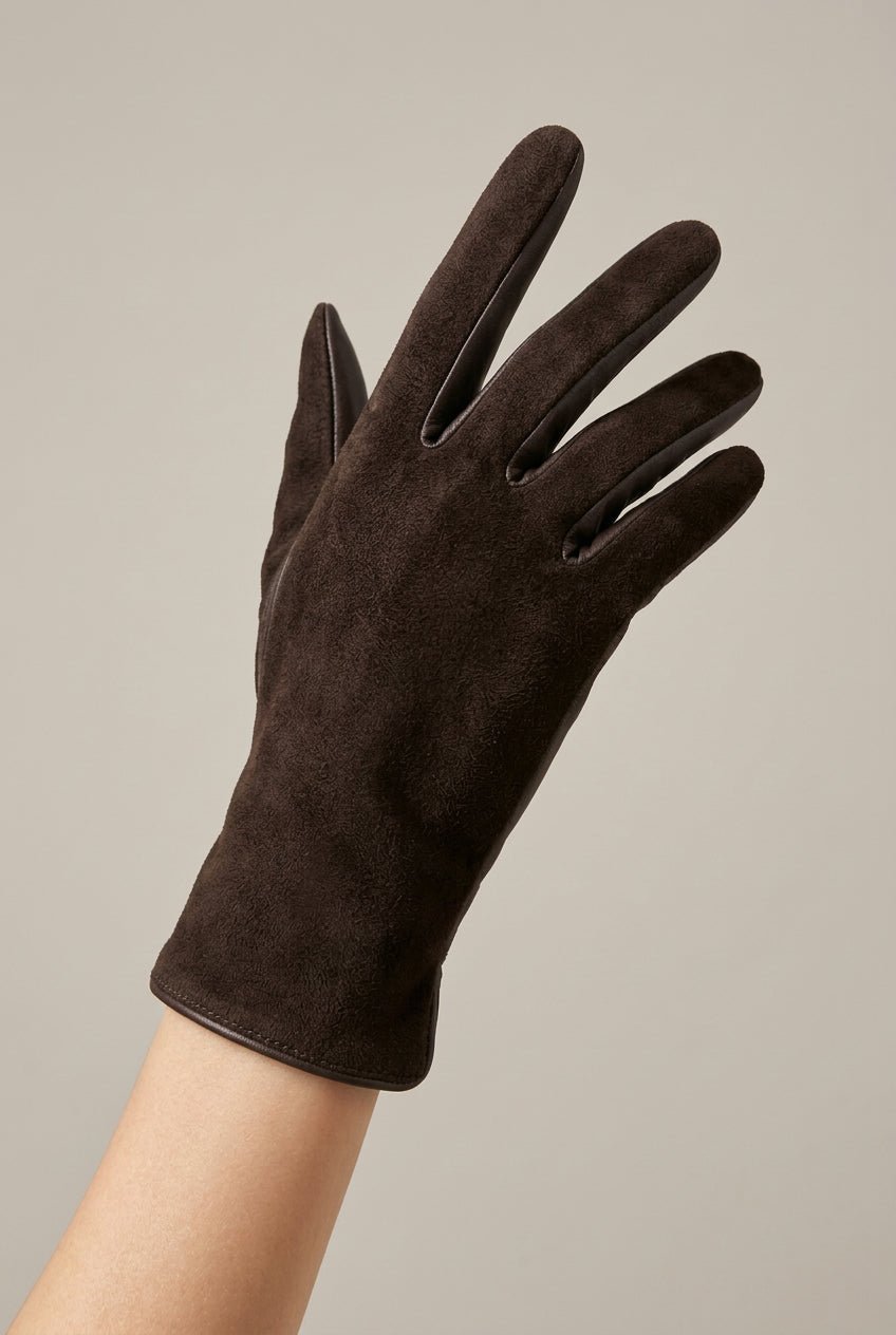 Suede and Leather GloveGloves & MittensPosh Boutique
