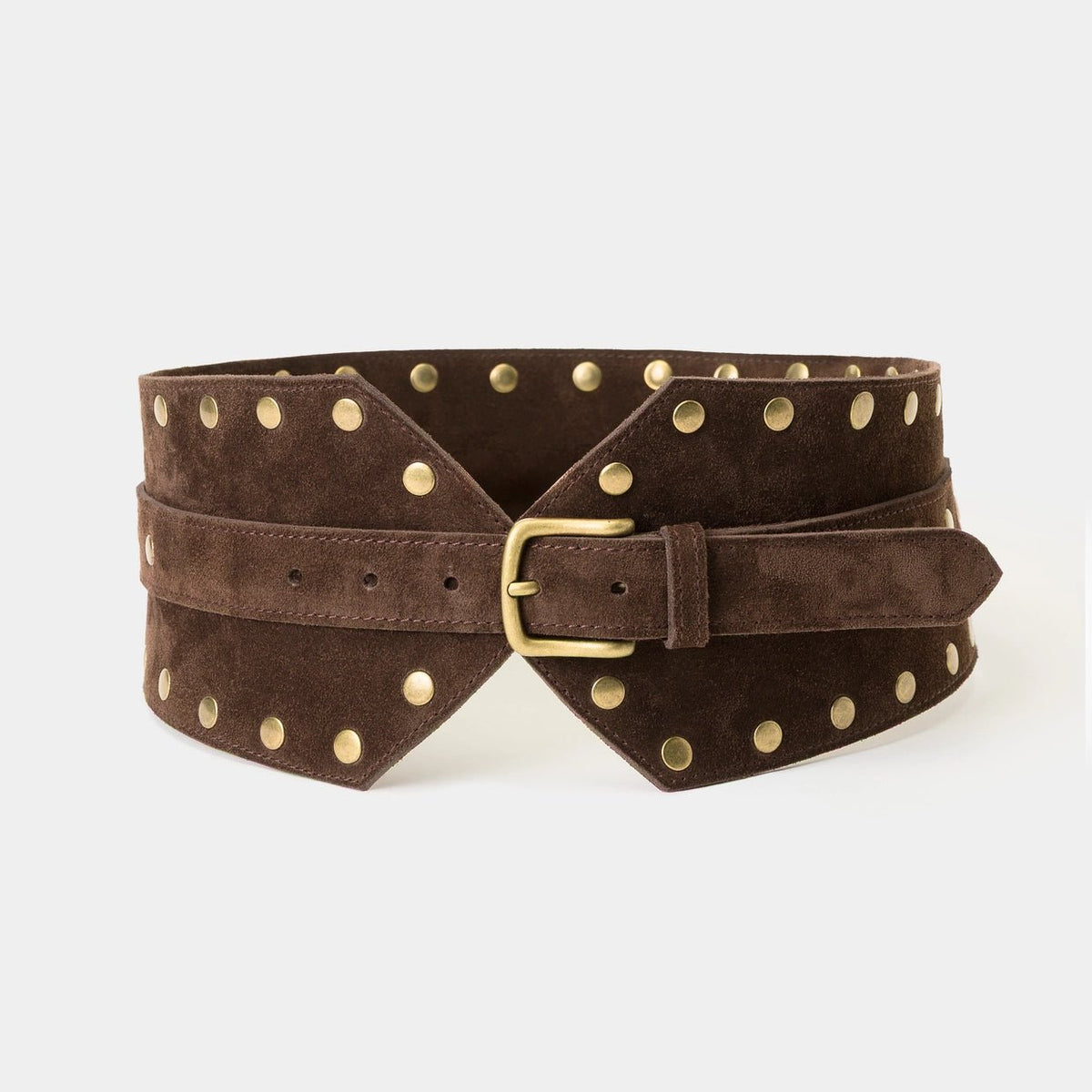 Suede Belt with StudsBeltsPosh Boutique