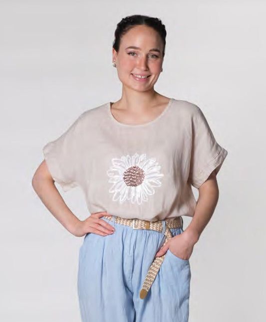 Sunflower TopPosh Boutique