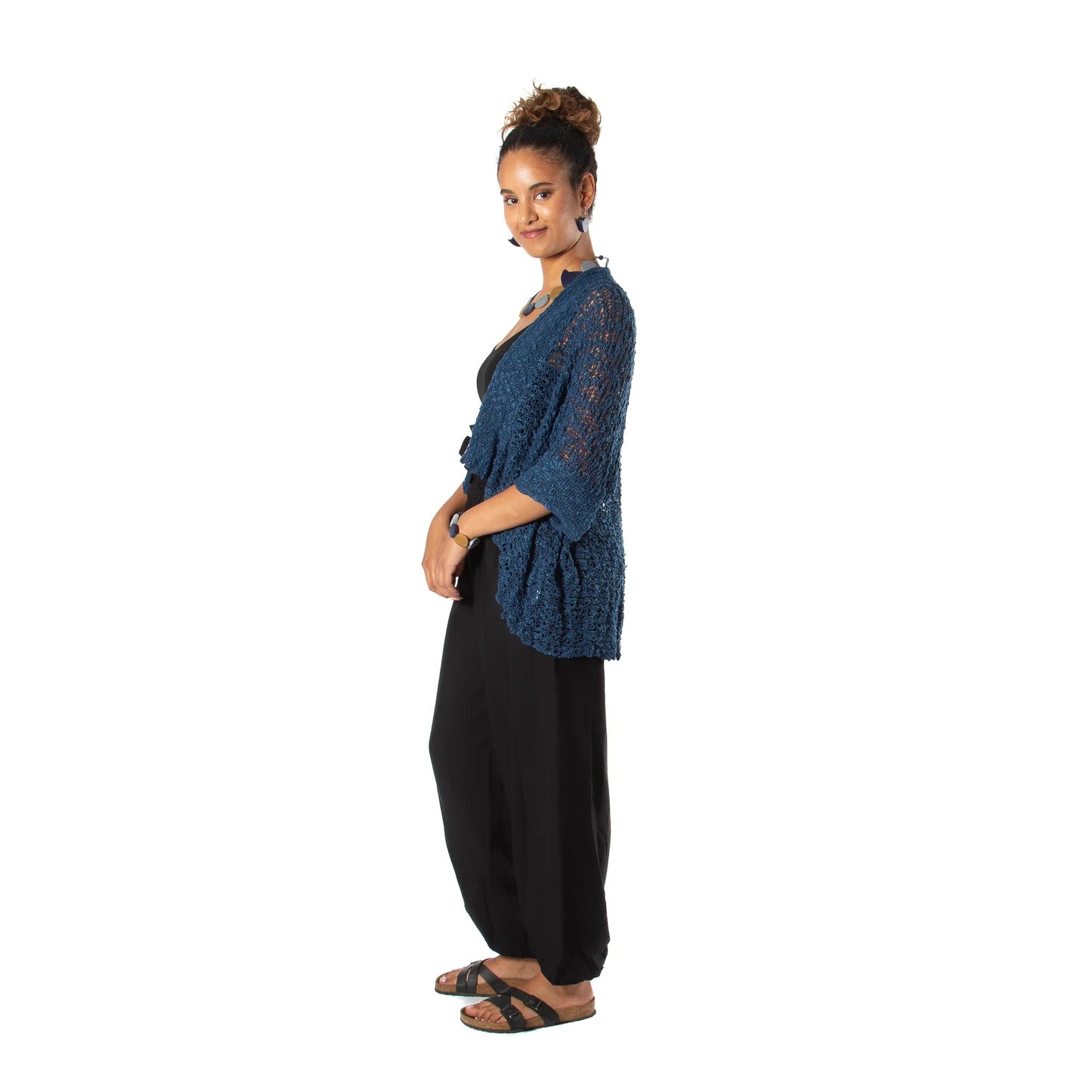 Suzie Blue Navy Knit CardiganJacketsPosh Boutique
