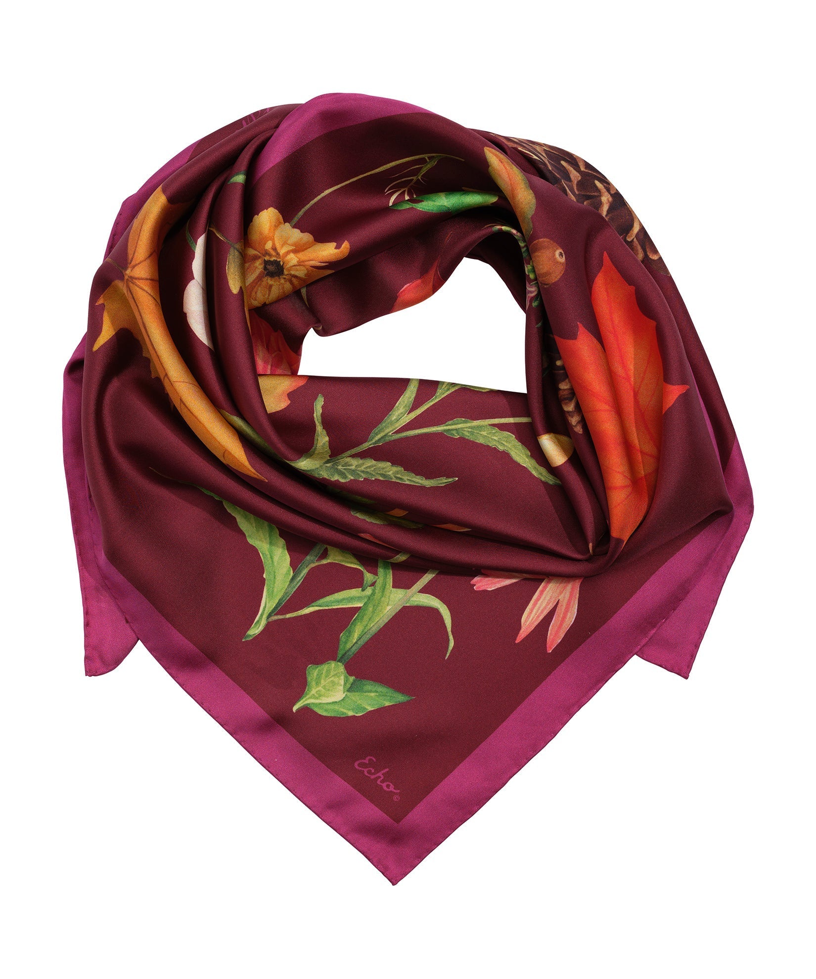 The Botanist Silk ScarfScarvesPosh Boutique