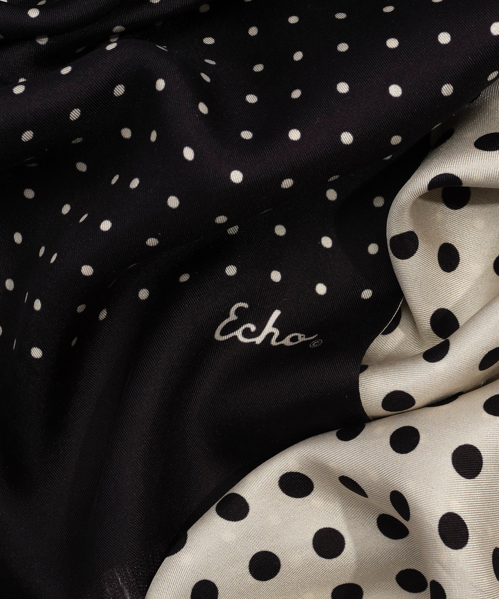 Thin Silk Dot ScarfScarvesPosh Boutique
