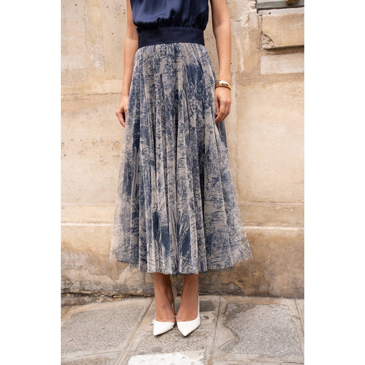 Toile Navy Tulle SkirtSkirtsPosh Boutique