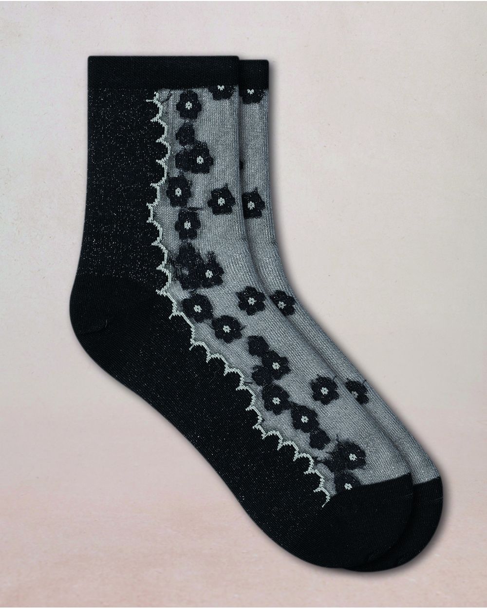 Transparent Flower SockSocksPosh Boutique