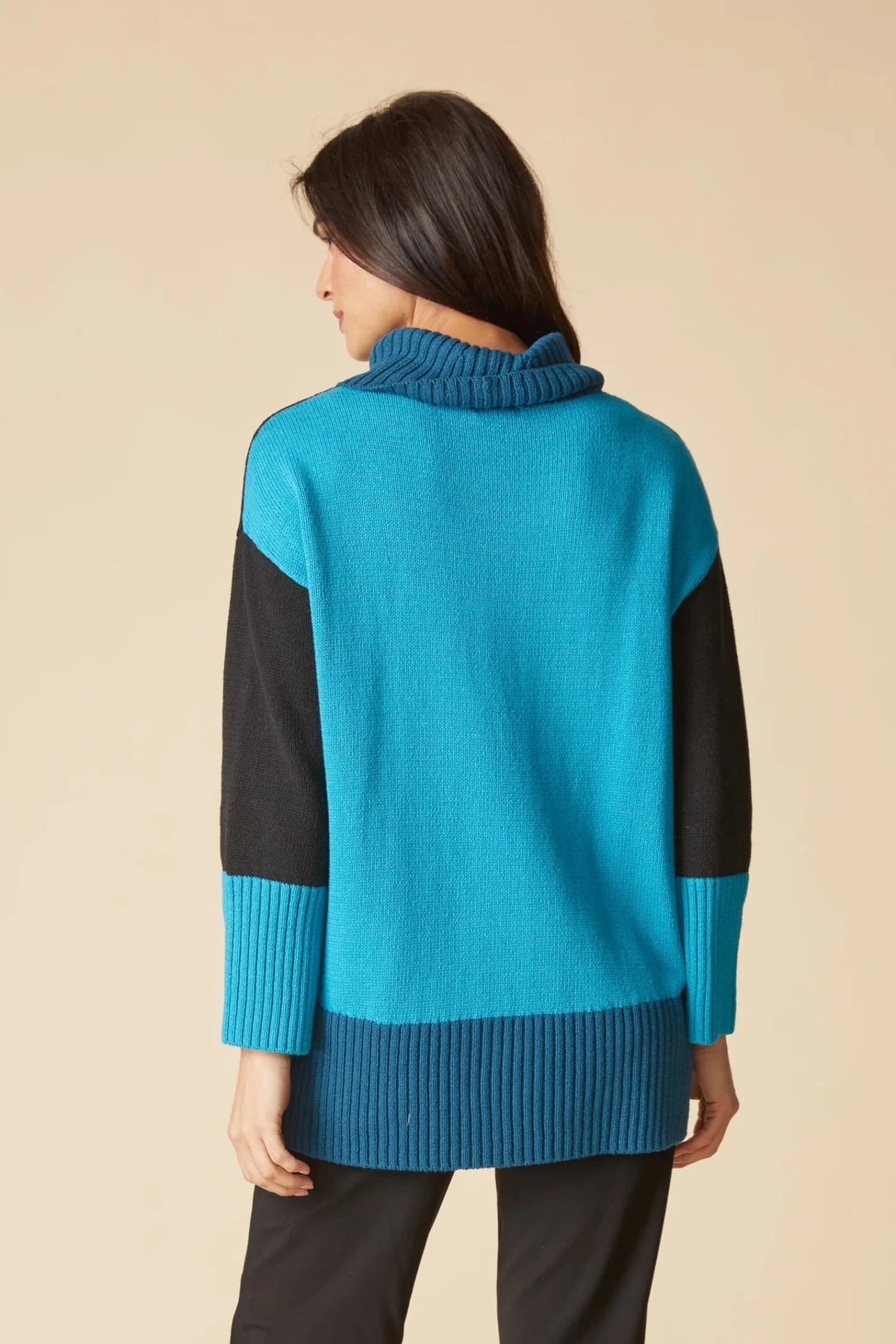 Tunic Block SweaterSweatersPosh Boutique