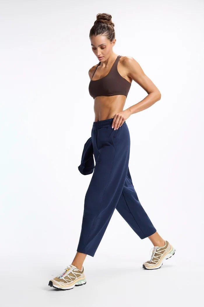 Ultra Soft Fleece Barrel Leg PantBottomsPosh Boutique