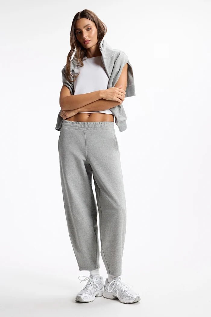 Ultra Soft Fleece Barrel Leg PantBottomsPosh Boutique