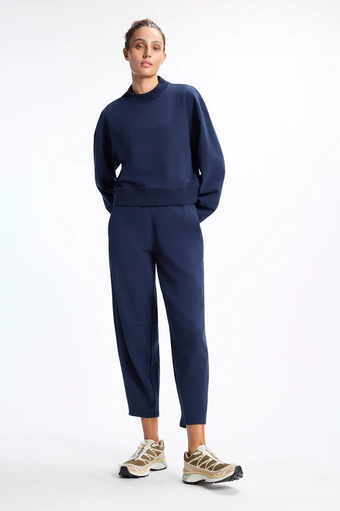 Ultrasoft Fleece Mock Neck Cropped SweatshirtSweatersPosh Boutique