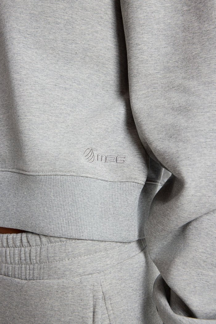 Ultrasoft Fleece Mock Neck Cropped SweatshirtSweatersPosh Boutique