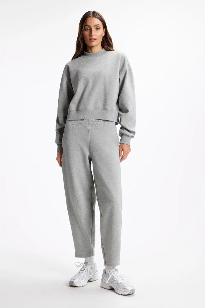 Ultrasoft Fleece Mock Neck Cropped SweatshirtSweatersPosh Boutique