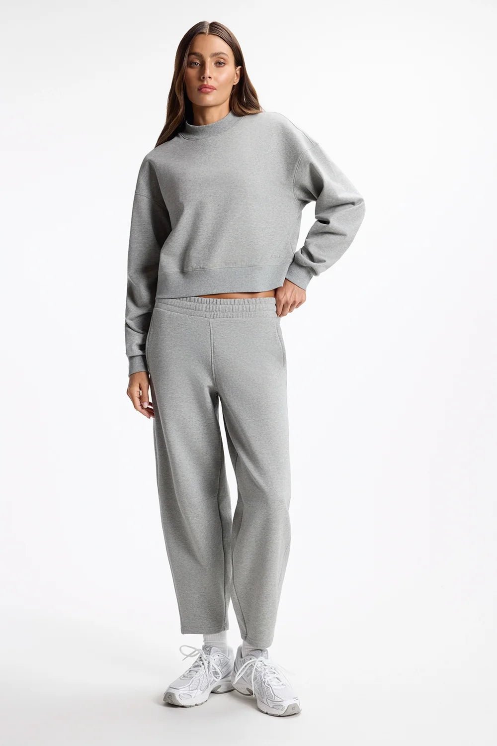 Ultrasoft Fleece Mock Neck Cropped SweatshirtSweatersPosh Boutique