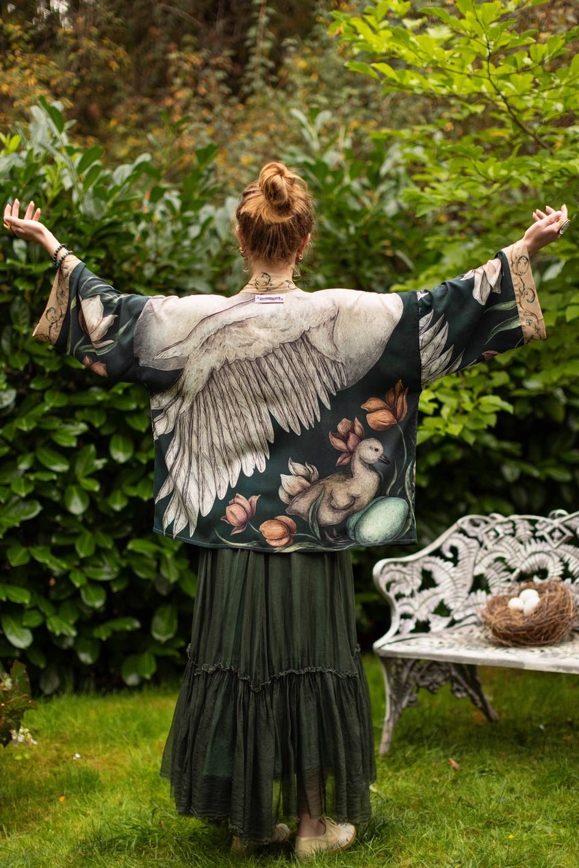 Under My Wing Cropped KimonoPosh Boutique