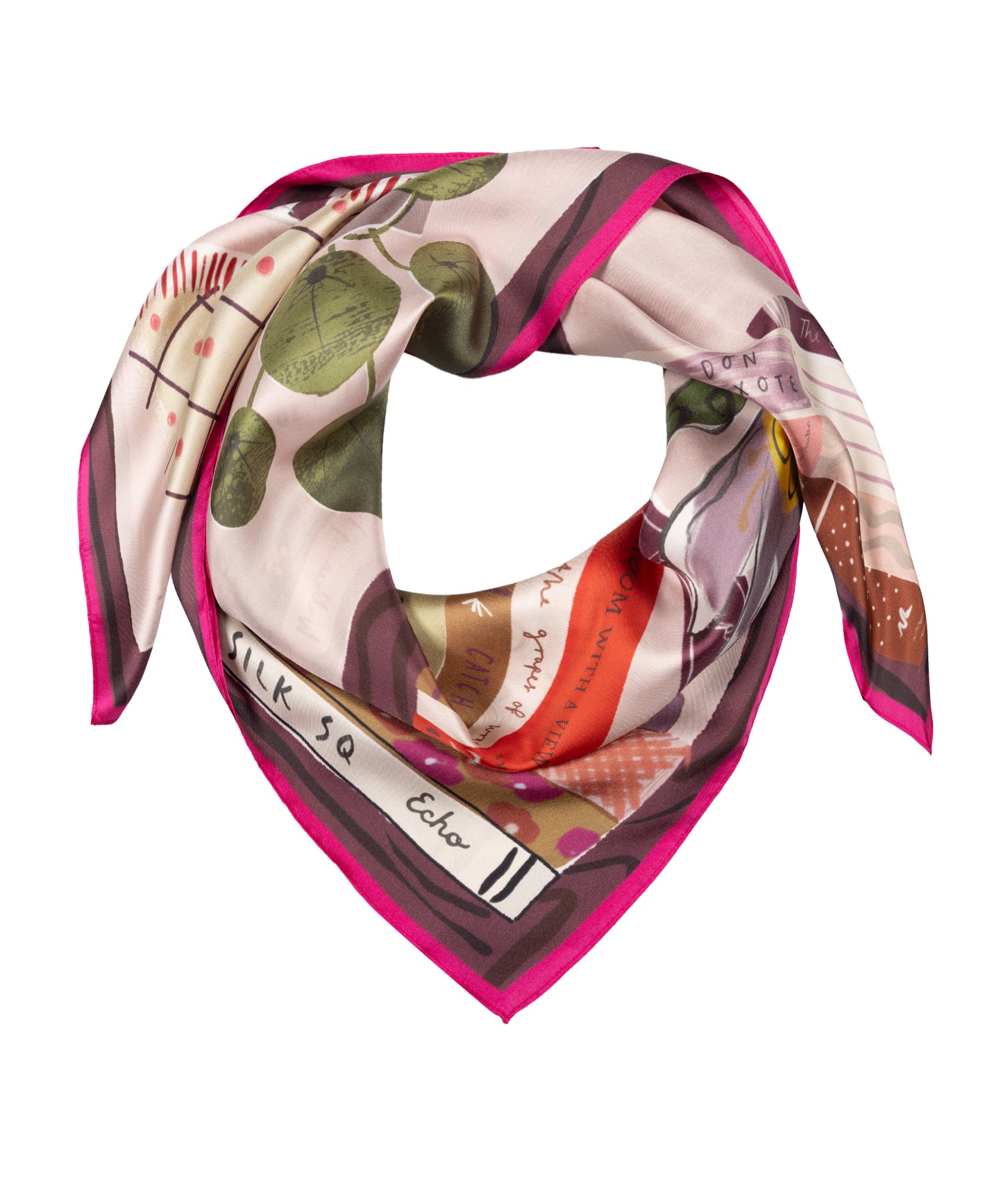 Bookworm Silk Scarf