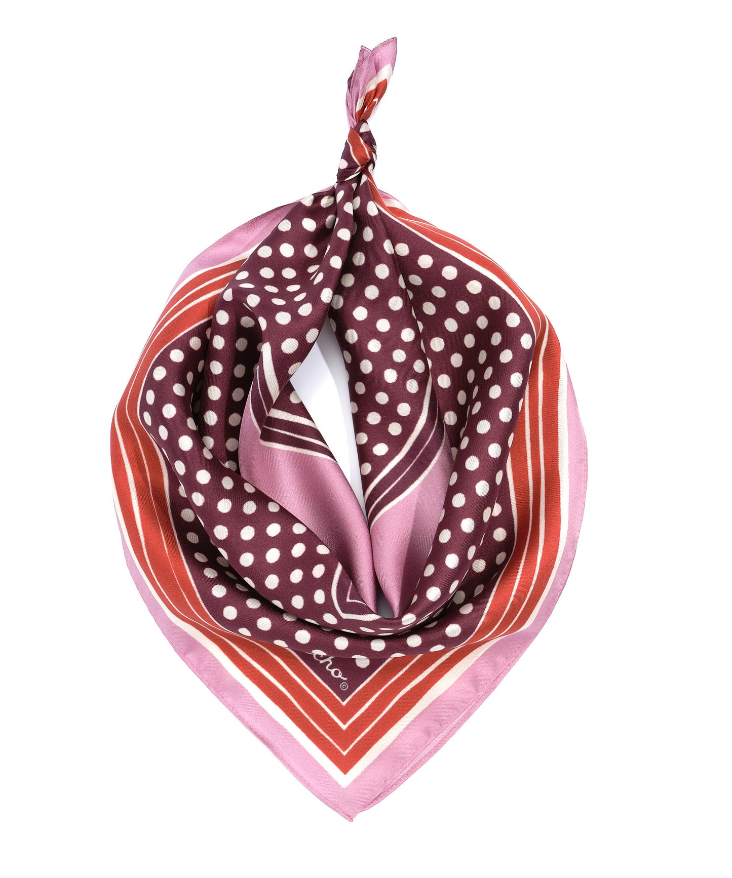 Dotty Silk Bandana