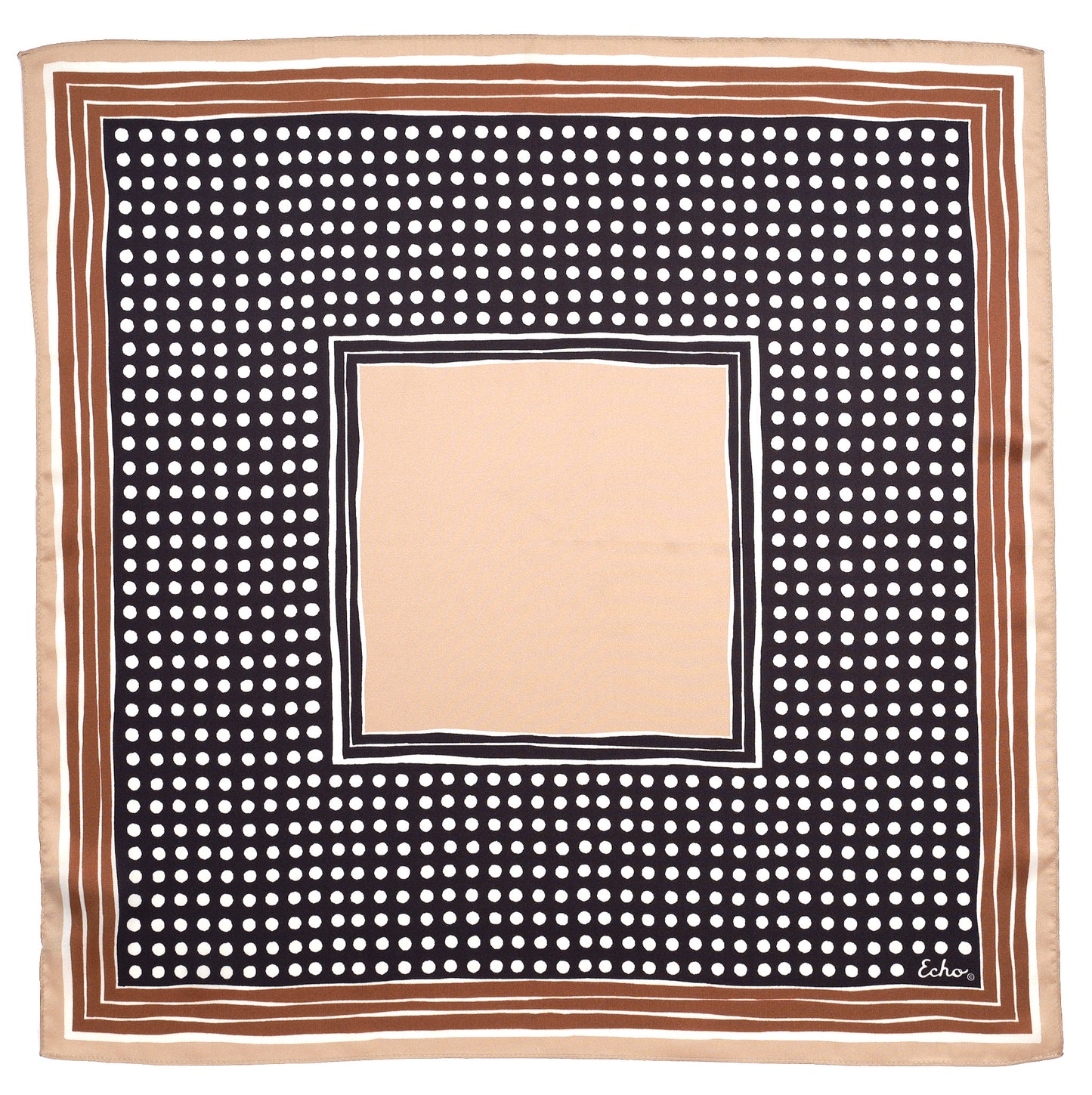 Dotty Silk Bandana