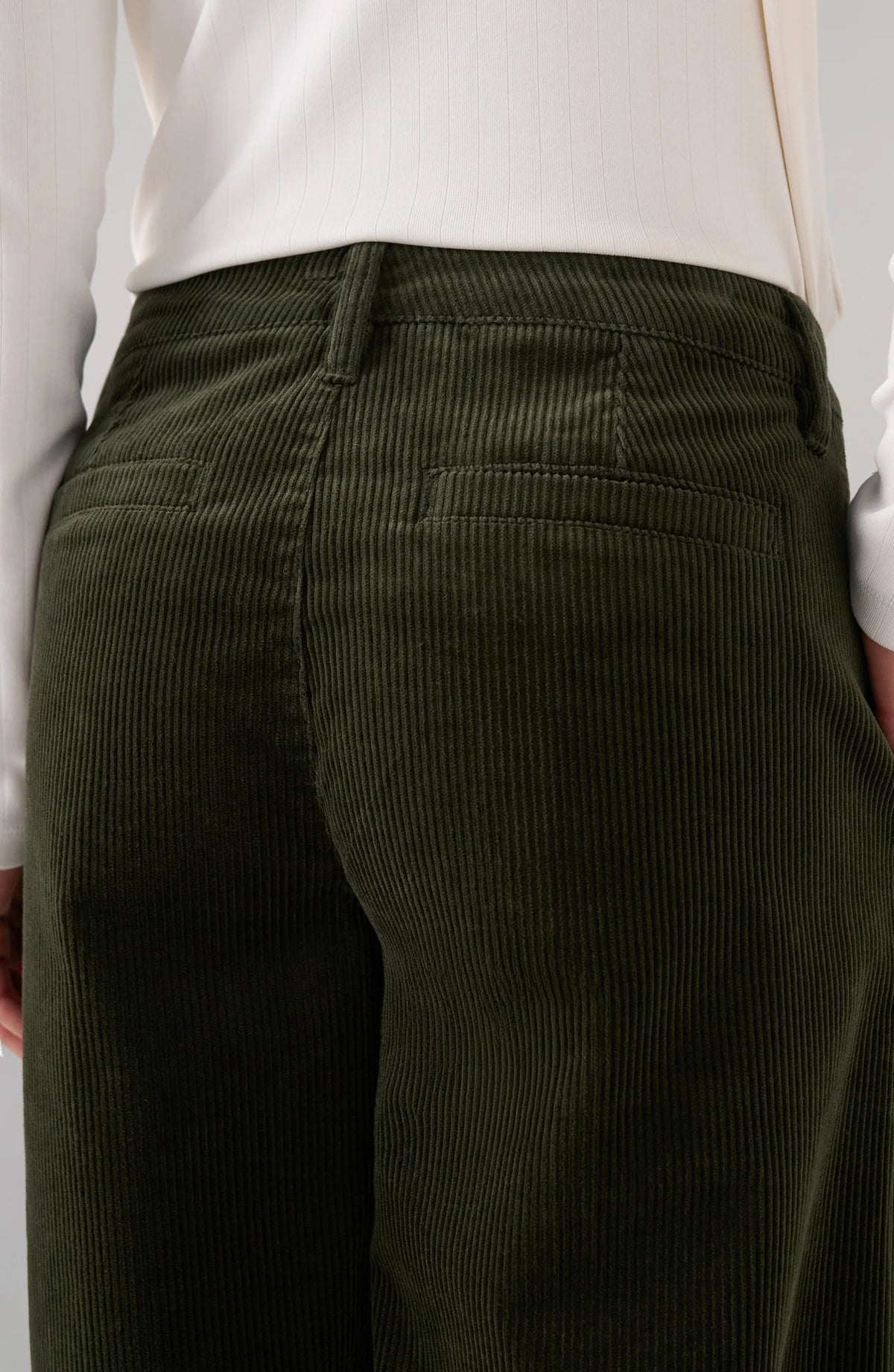 Wide Leg Crop Corduroy