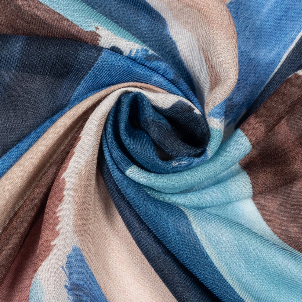 Painted Chevron Square Scarf