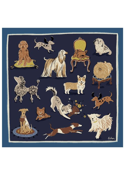 Doggie Daycare Silk Bandana