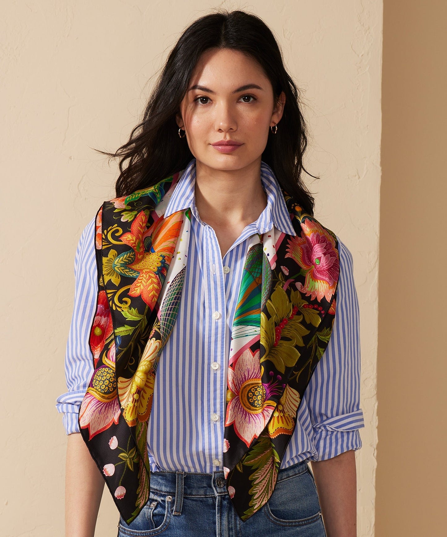 Up Up And Away Silk ScarfPosh Boutique