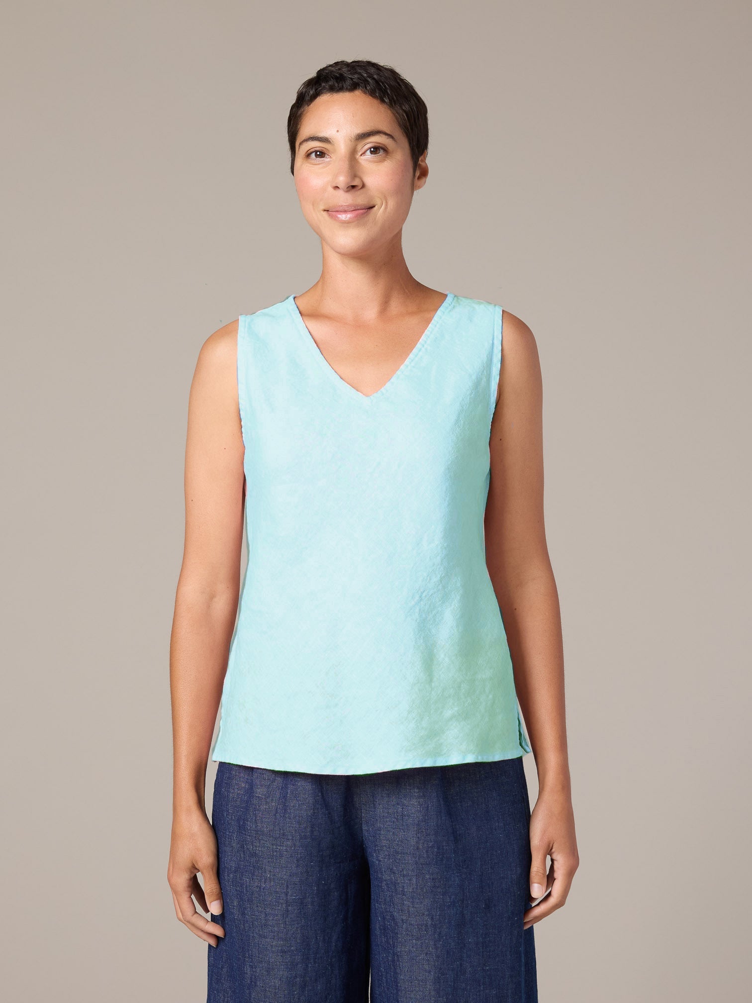 V - Neck Bias TankTopsPosh Boutique