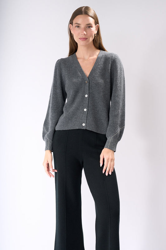 V Neck Cashmere CardiganPosh Boutique