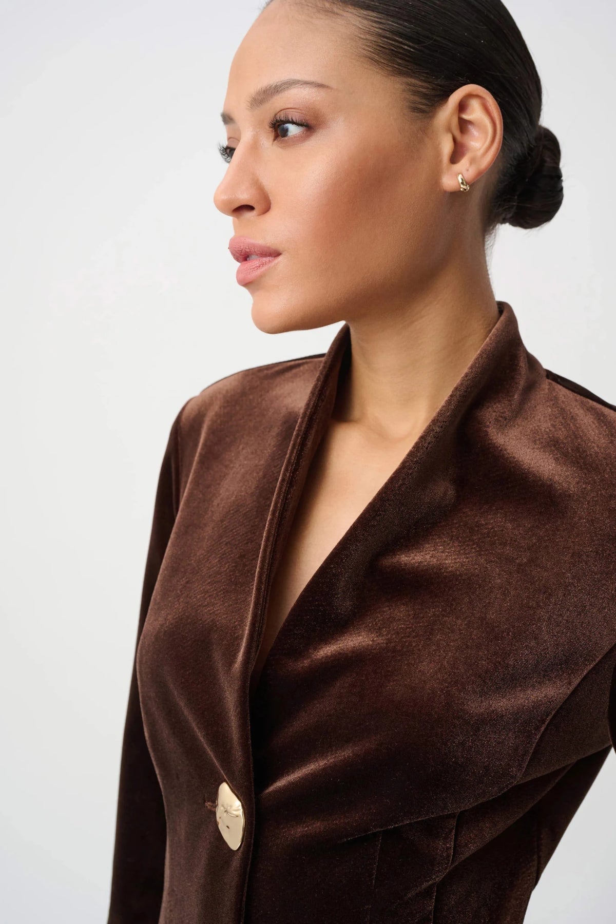 Velvet Fitted BlazerPosh Boutique