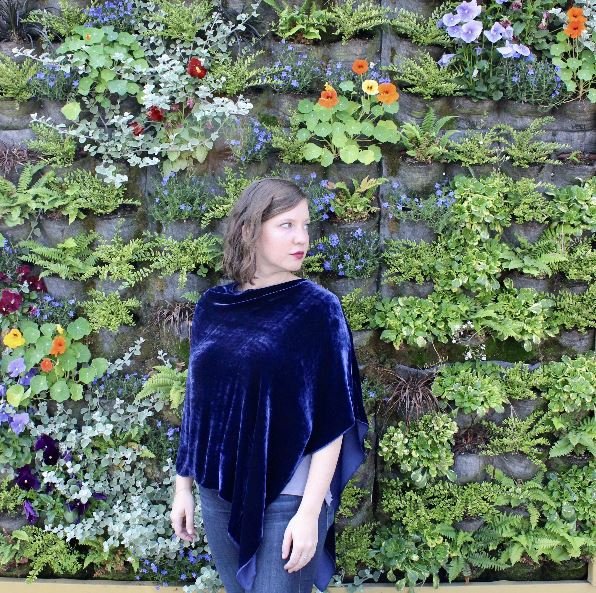 Velvet PonchoPosh Boutique